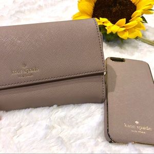 Kate Spade Wallet and Magnetic Phone Case